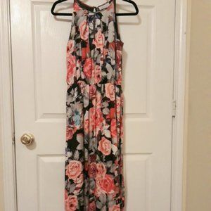 Jennifer Lopez Floral Maxi Dress